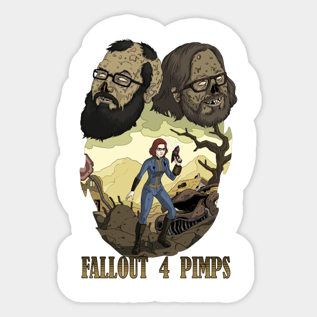 fallout 4 pimps Sticker by Game Society Pimps